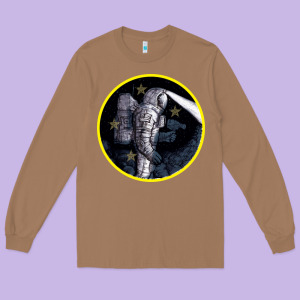 Space Travel Long Sleeve Tee Designed By Bettercallsaul