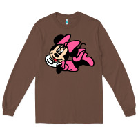 Chestnut Minnie Mouse Long Sleeve Tee - CowhideDigitalArt