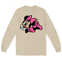 Mushroom Minnie Mouse Long Sleeve Tee - CowhideDigitalArt