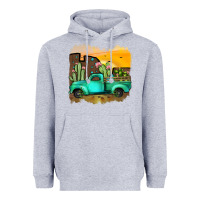 Heather Grey truck Heavyweight Hoodie - JahusDesignShop
