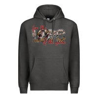 Charcoal Heather for the love of the game Premium Hoodie - SublimationCraftShop