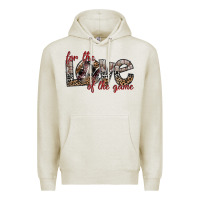 Oatmeal Heather for the love of the game Premium Hoodie - SublimationCraftShop