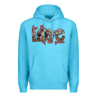 Ocean Blue for the love of the game Premium Hoodie - SublimationCraftShop