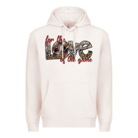 Pale Pink for the love of the game Premium Hoodie - SublimationCraftShop