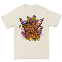 Bone mardi gras cow Premium Tee - OliviaCreatesArt