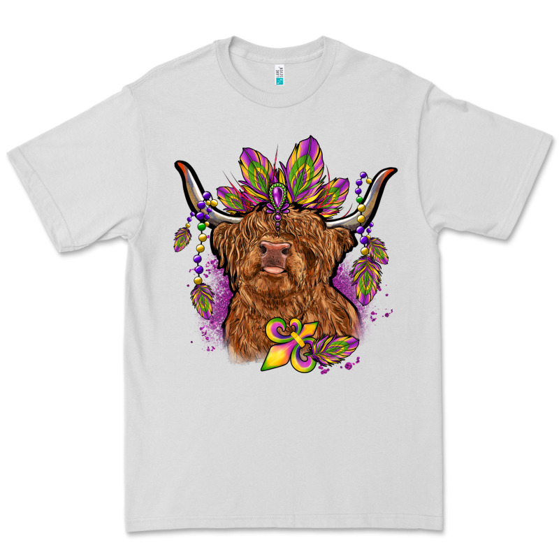 Mardi Gras Cow Premium Tee by OliviaCreatesArt | Teevron