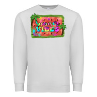 Dove Grey summer vibes watermelon Premium Sweatshirt - JahusDesignShop