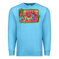 Ocean Blue summer vibes watermelon Premium Sweatshirt - JahusDesignShop