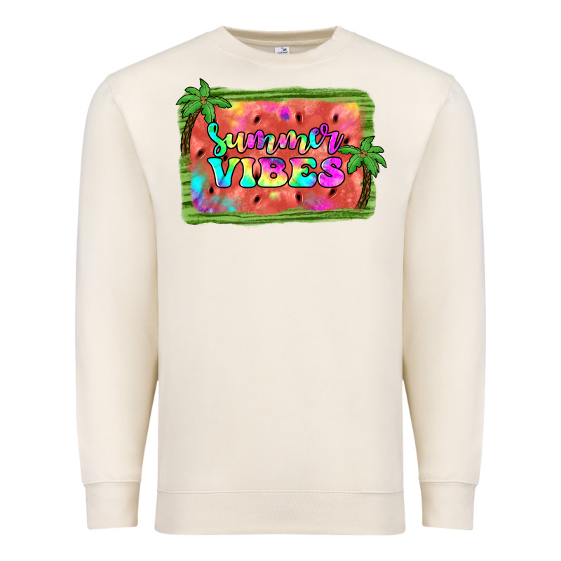 Summer Vibes Watermelon Premium Sweatshirt by JahusDesignShop | Teevron