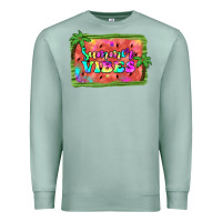 Seafoam summer vibes watermelon Premium Sweatshirt - JahusDesignShop
