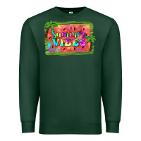 Sports Green summer vibes watermelon Premium Sweatshirt - JahusDesignShop