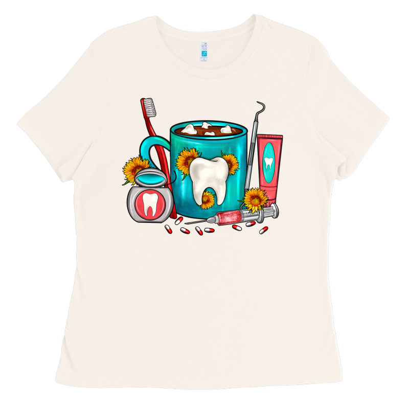 Dentist Coffee Ladies Tee by FaDigitalArtStudio | Teevron
