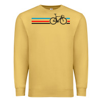 Antique Gold bike stripes Premium Sweatshirt - artisFamous