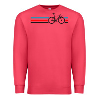 Cardinal bike stripes Premium Sweatshirt - artisFamous