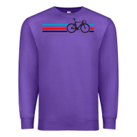 Purple bike stripes Premium Sweatshirt - artisFamous