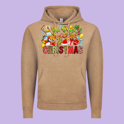 The Boy Who Stole Christmas Vintage Hoodie Designed By Cowhidedigitalart