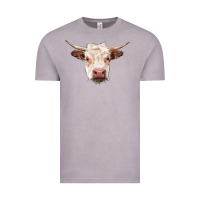 Vintage Zinc hereford cow head Vintage Tee - RanaPortraitStore