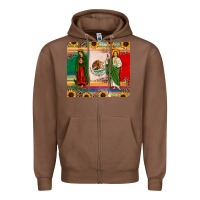 Chestnut mexico flag our lady of guadalupe san judas sunflower Zipper Hoodie - JahusDesignShop