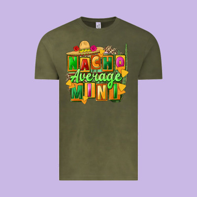 Nacho Average Mini Vintage Tee Designed By Fadigitalartstudio