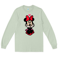 Matcha Minnie Mouse Long Sleeve Tee - CowhideDigitalArt