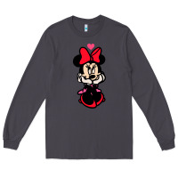 Smoke Minnie Mouse Long Sleeve Tee - CowhideDigitalArt