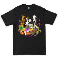 Black holstein mardi gras Premium Tee - OliviaCreatesArt