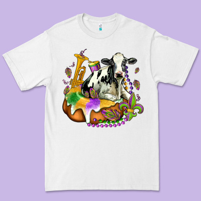 Holstein Mardi Gras Premium Tee Designed By Oliviacreatesart