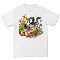 White holstein mardi gras Premium Tee - OliviaCreatesArt