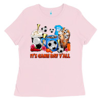 It's Game Day Y'all Soccer Coffee Cups Ladies Tee | Teevron