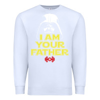 White i am your father darth vader for dark Premium Sweatshirt - artisFamous