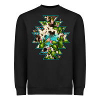 Black aztec  cowhide cactus gemstone Heavyweight Sweatshirt - JahusDesignShop