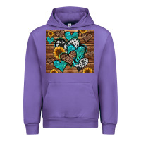 Tulip turquoise sunflower hearts Urban Hoodie - Jasminsmagicworld