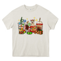 Christmas Coffee Cups With Chihuahua Heavy Core Tee | Teevron