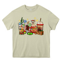 Mossy Christmas coffee cups with Chihuahua Heavy Core Tee - RanaPortraitStore