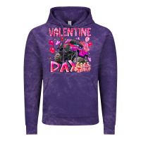 Cloud Purple Valentine Day Vintage Hoodie - CowhideDigitalArt