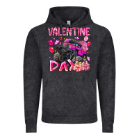 Vintage Black Valentine Day Vintage Hoodie - CowhideDigitalArt