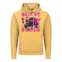 Vintage Mustard Valentine Day Vintage Hoodie - CowhideDigitalArt
