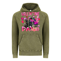 Vintage Olive Valentine Day Vintage Hoodie - CowhideDigitalArt