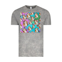 Cloud Rock Easter Bunny With Truck Seamless Pattern Vintage Tee - BundleAndBundleShop