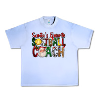 Grape Ice Santa's Favorite Softball Coach For Christmas Urban Heavy Tee - FaDigitalArtStudio