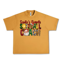 Peanut Butter Santa's Favorite Softball Coach For Christmas Urban Heavy Tee - FaDigitalArtStudio
