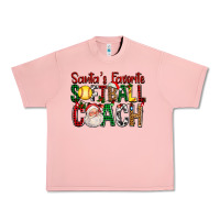 Salmon Santa's Favorite Softball Coach For Christmas Urban Heavy Tee - FaDigitalArtStudio
