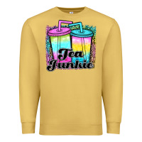 Antique Gold tea junkie Premium Sweatshirt - JahusDesignShop