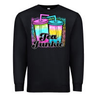 Black tea junkie Premium Sweatshirt - JahusDesignShop