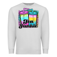 Dove Grey tea junkie Premium Sweatshirt - JahusDesignShop
