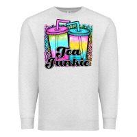 Oatmeal Heather tea junkie Premium Sweatshirt - JahusDesignShop