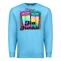 Ocean Blue tea junkie Premium Sweatshirt - JahusDesignShop