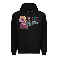 Black nail hustler Premium Hoodie - SublimationCraftShop
