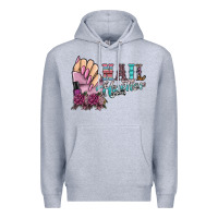 Heather Grey nail hustler Premium Hoodie - SublimationCraftShop