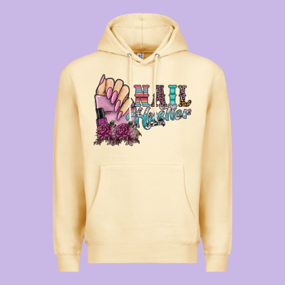 Nail Hustler Premium Hoodie Designed By Sublimationcraftshop
